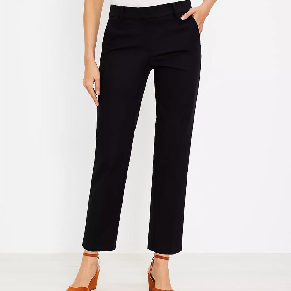 3/$15 Loft Women's Black Straight-Leg Slim Pants- 2p